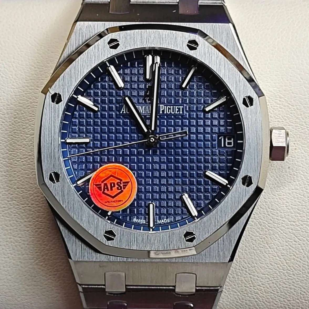 BestValue Audemars Piguet Royal Oak 15500ST.OO.1220ST.01 Blue Dial Watch APS Factory 1992