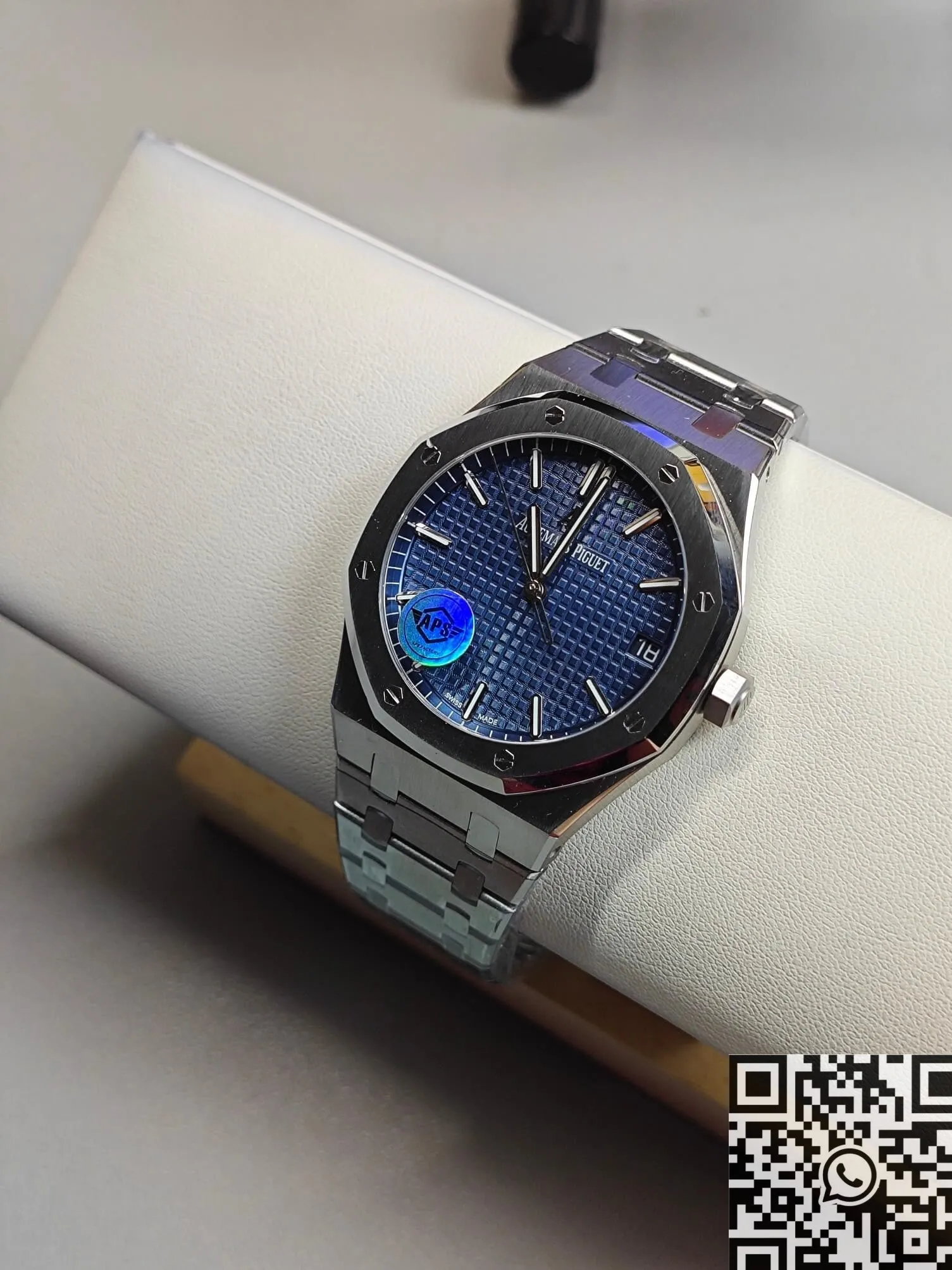 BestValue Audemars Piguet Royal Oak 15500ST.OO.1220ST.01 Blue Dial Watch APS Factory 1992