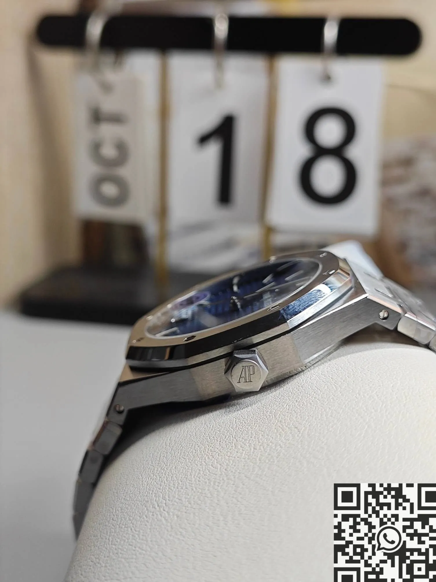 BestValue Audemars Piguet Royal Oak 15500ST.OO.1220ST.01 Blue Dial Watch APS Factory 1992