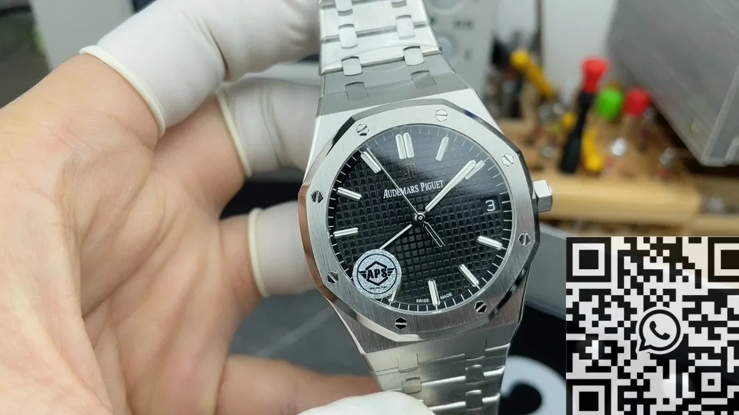Audemars Piguet Royal Oak 15500ST.OO.1220ST.03 Black Dial Watch APS Factory Supportive 1996