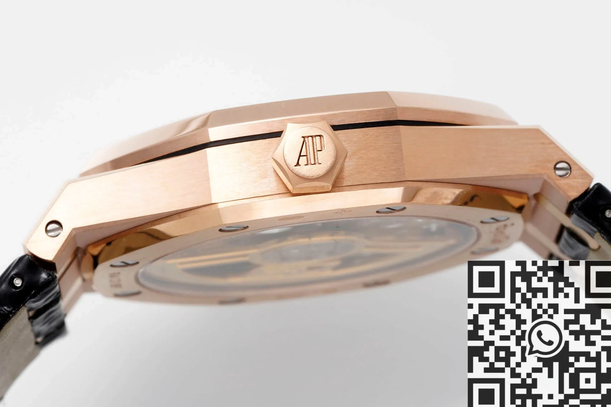 FastDry Audemars Piguet Royal Oak 15510OR.OO.D002CR.02 Rose Gold Black Dial Watch APS Factory 1997