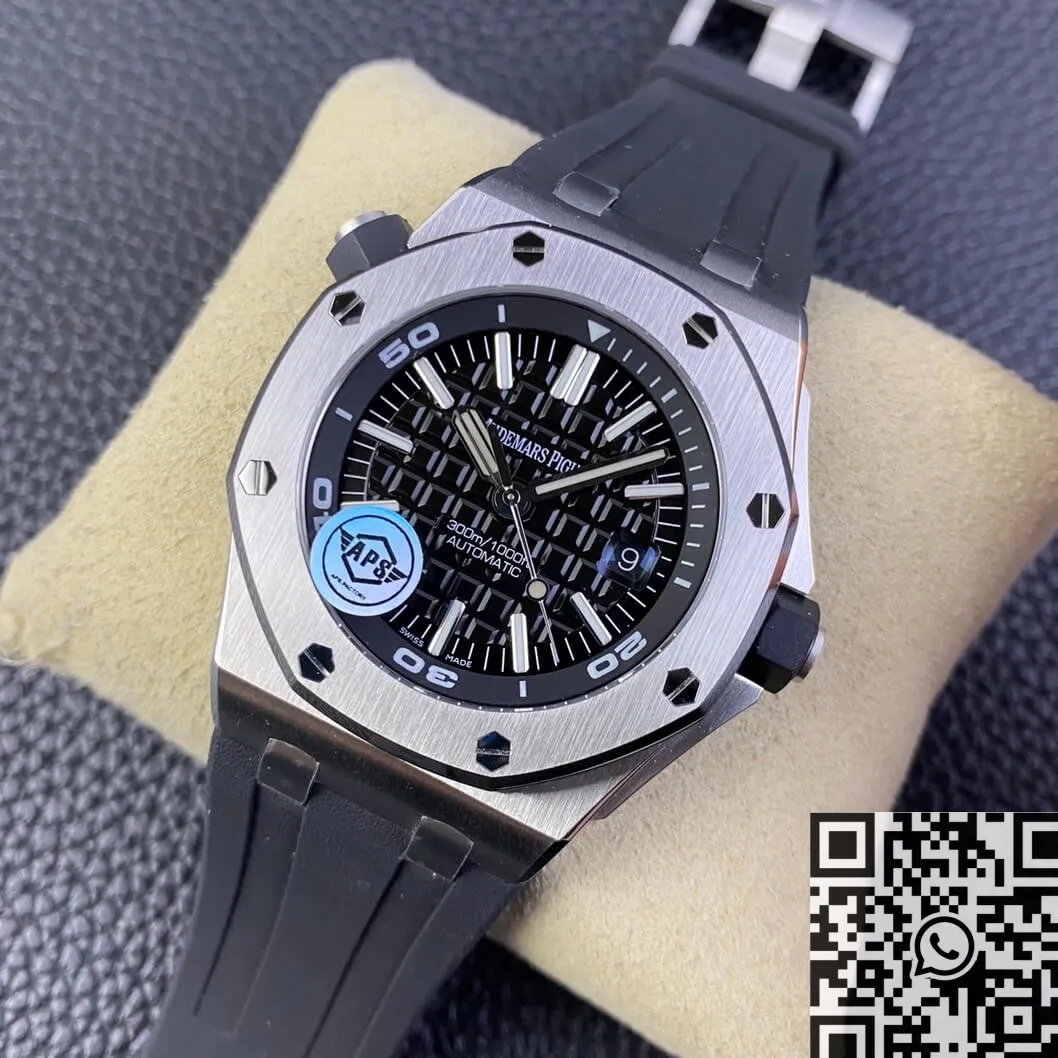 Affordable Audemars Piguet Royal Oak 15710ST.OO.A002CA.01 Black Dial Watch APS Factory 2002