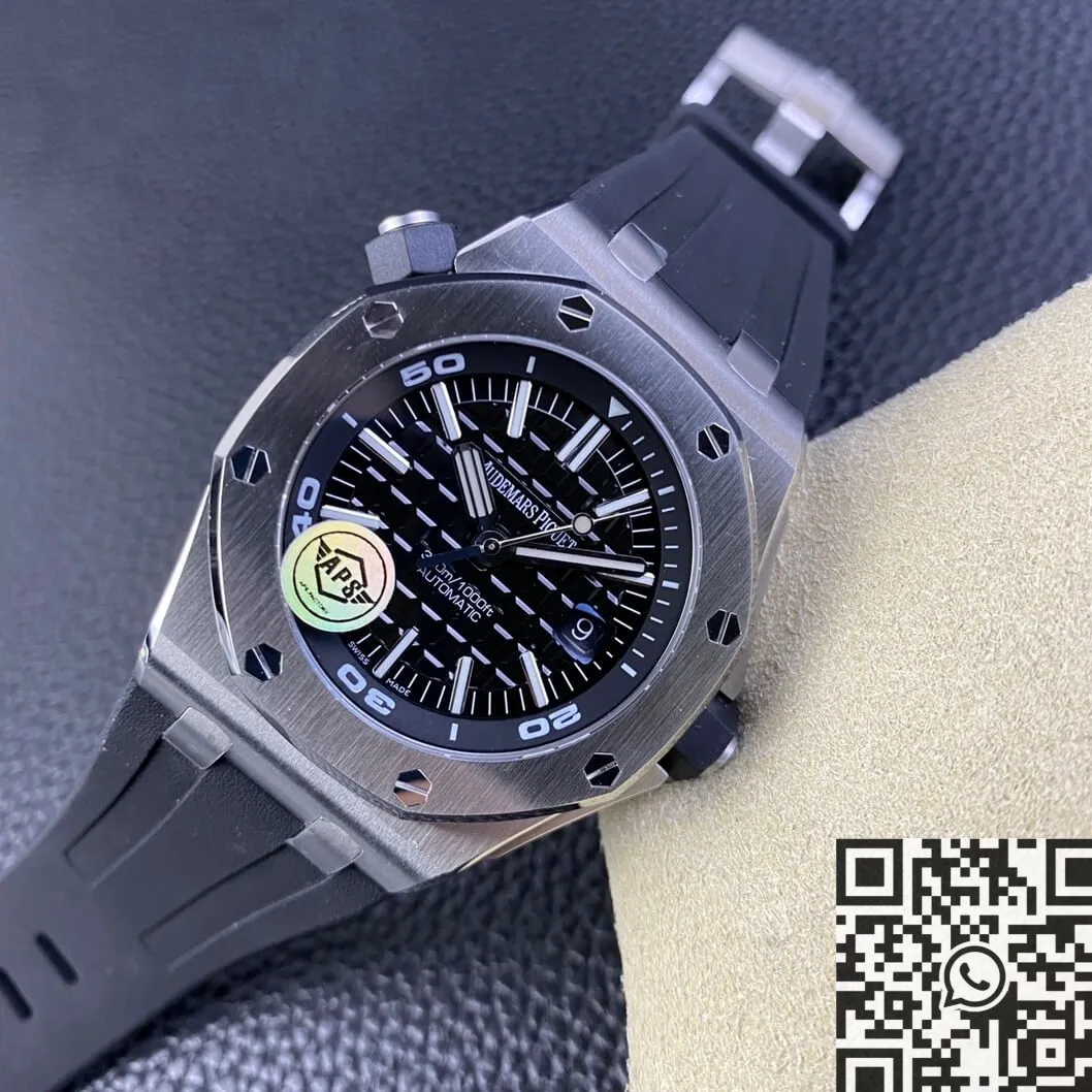 Affordable Audemars Piguet Royal Oak 15710ST.OO.A002CA.01 Black Dial Watch APS Factory 2002