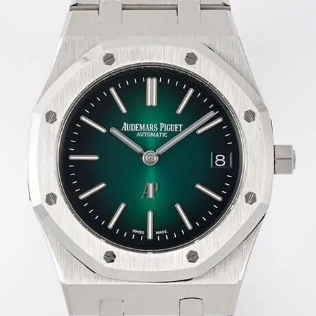 Unique Audemars Piguet Royal Oak 16202PT.OO.1240PT.01 Smoky Green Dial Watch ZF Factory 2206