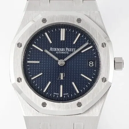 Efficient Audemars Piguet Royal Oak 16202ST.OO.1240ST.02 Night Blue Dial Watch ZF Factory 2208