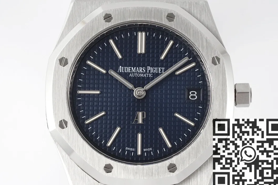 Efficient Audemars Piguet Royal Oak 16202ST.OO.1240ST.02 Night Blue Dial Watch ZF Factory 2208