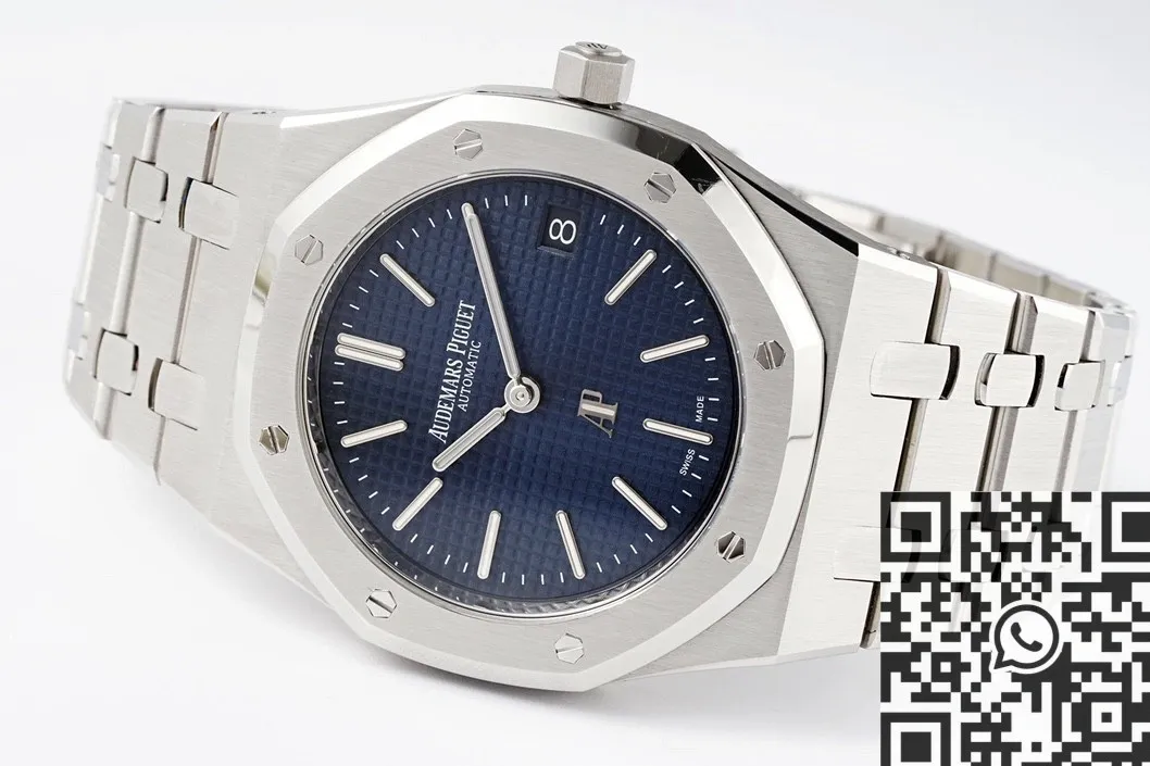 Efficient Audemars Piguet Royal Oak 16202ST.OO.1240ST.02 Night Blue Dial Watch ZF Factory 2208
