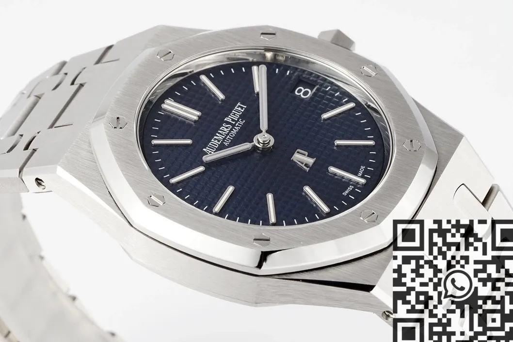 Efficient Audemars Piguet Royal Oak 16202ST.OO.1240ST.02 Night Blue Dial Watch ZF Factory 2208