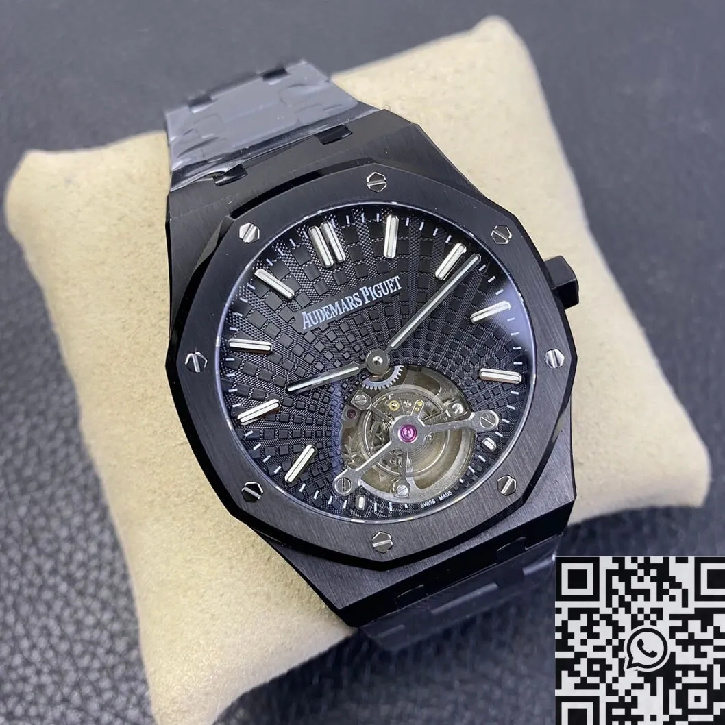 Thermal Audemars Piguet Royal Oak 26522CE.OO.1225CE.01 Black Dial Tourbillon Watch R8 Factory 2733