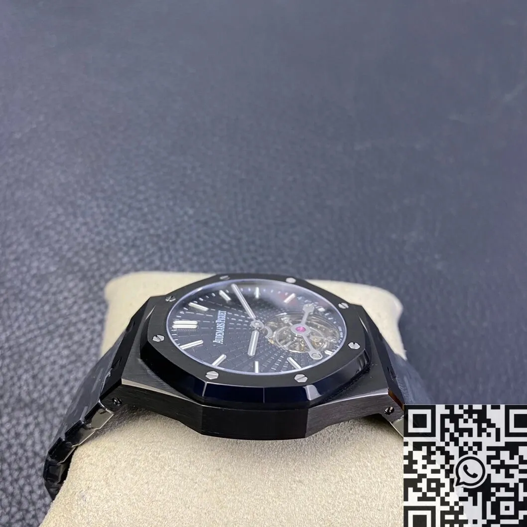 Thermal Audemars Piguet Royal Oak 26522CE.OO.1225CE.01 Black Dial Tourbillon Watch R8 Factory 2733
