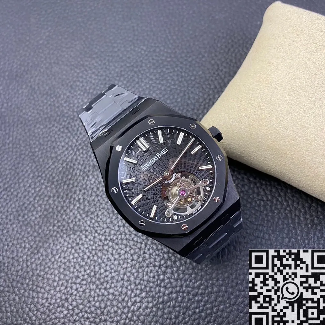 Thermal Audemars Piguet Royal Oak 26522CE.OO.1225CE.01 Black Dial Tourbillon Watch R8 Factory 2733