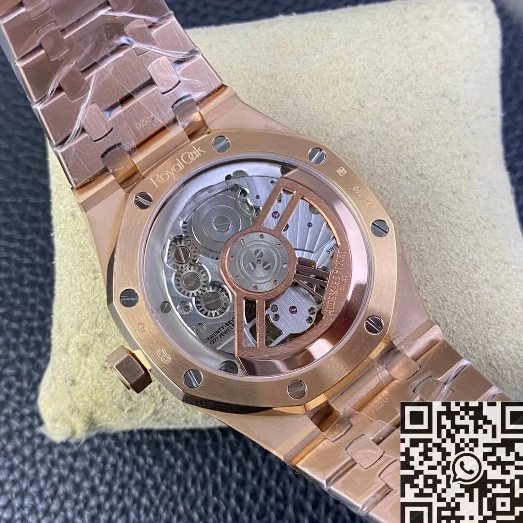 Sophisticated Audemars Piguet Royal Oak 26530OR.OO.1220OR.01 Rose Gold Dial Tourbillon R8 Factory 2723
