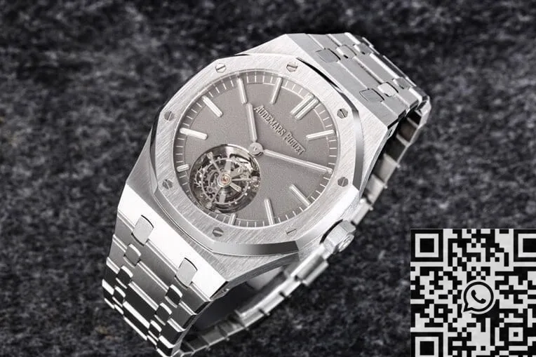 Audemars Piguet Royal Oak 26530TI.OO.1220TI.01 Grey Dial Tourbillon Watch R8 Factory Effortless 2726