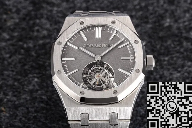 Audemars Piguet Royal Oak 26530TI.OO.1220TI.01 Grey Dial Tourbillon Watch R8 Factory Effortless 2726