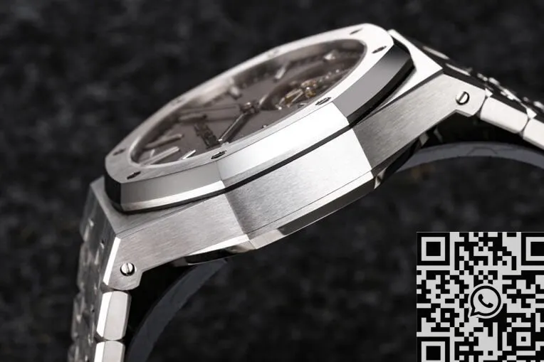 Audemars Piguet Royal Oak 26530TI.OO.1220TI.01 Grey Dial Tourbillon Watch R8 Factory Effortless 2726