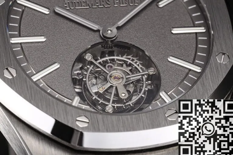 Audemars Piguet Royal Oak 26530TI.OO.1220TI.01 Grey Dial Tourbillon Watch R8 Factory Effortless 2726