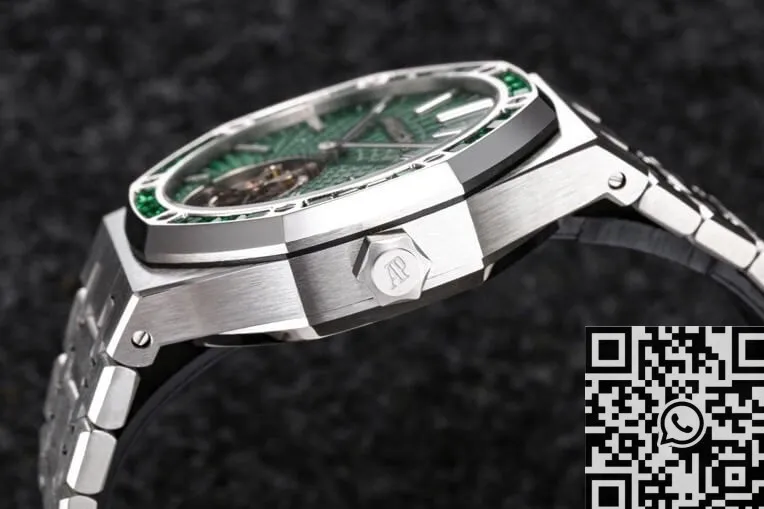 Thermal Audemars Piguet Royal Oak 26532IC.EE.1220TI.01 Green Dial Tourbillon Watch R8 Factory 2730