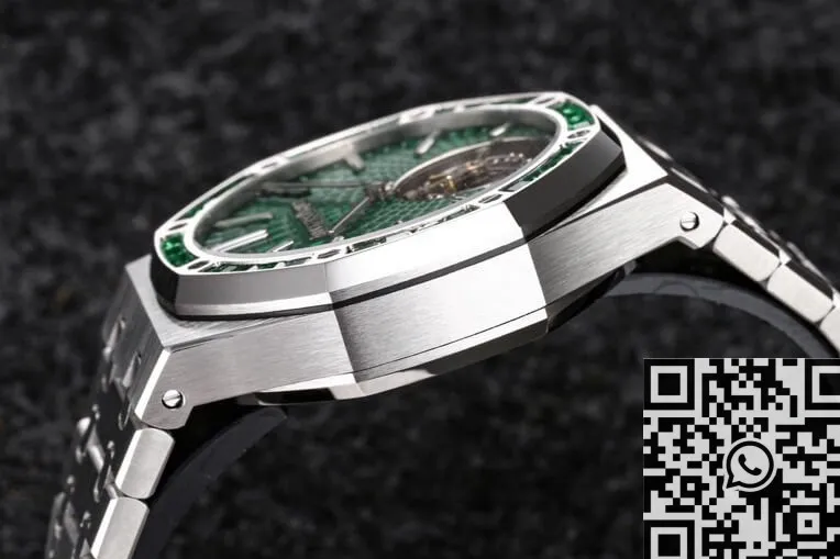 Thermal Audemars Piguet Royal Oak 26532IC.EE.1220TI.01 Green Dial Tourbillon Watch R8 Factory 2730