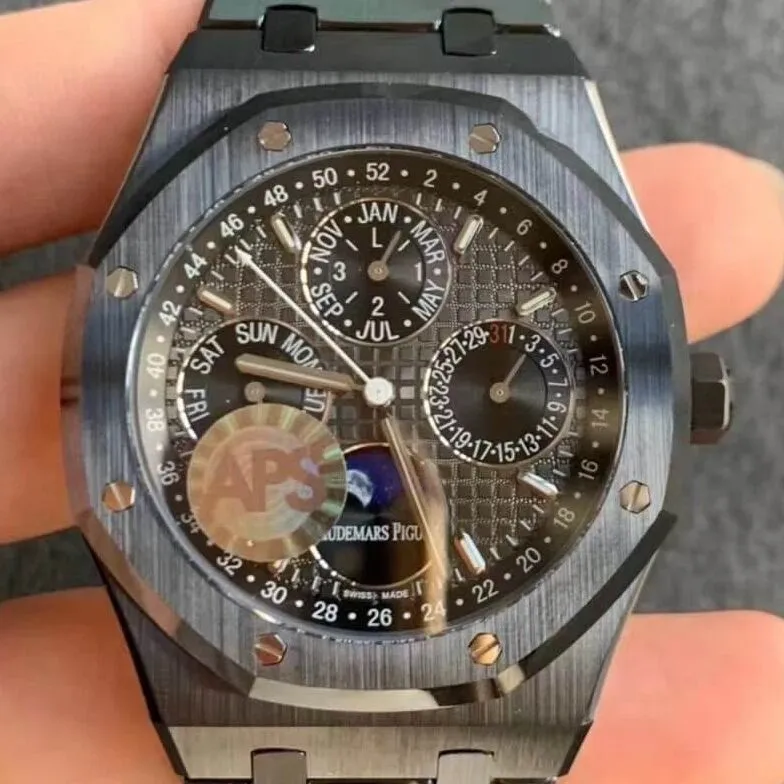 Unisex Audemars Piguet Royal Oak 26579CE.OO.1225CE.01 Black Ceramic APS Factory 2006