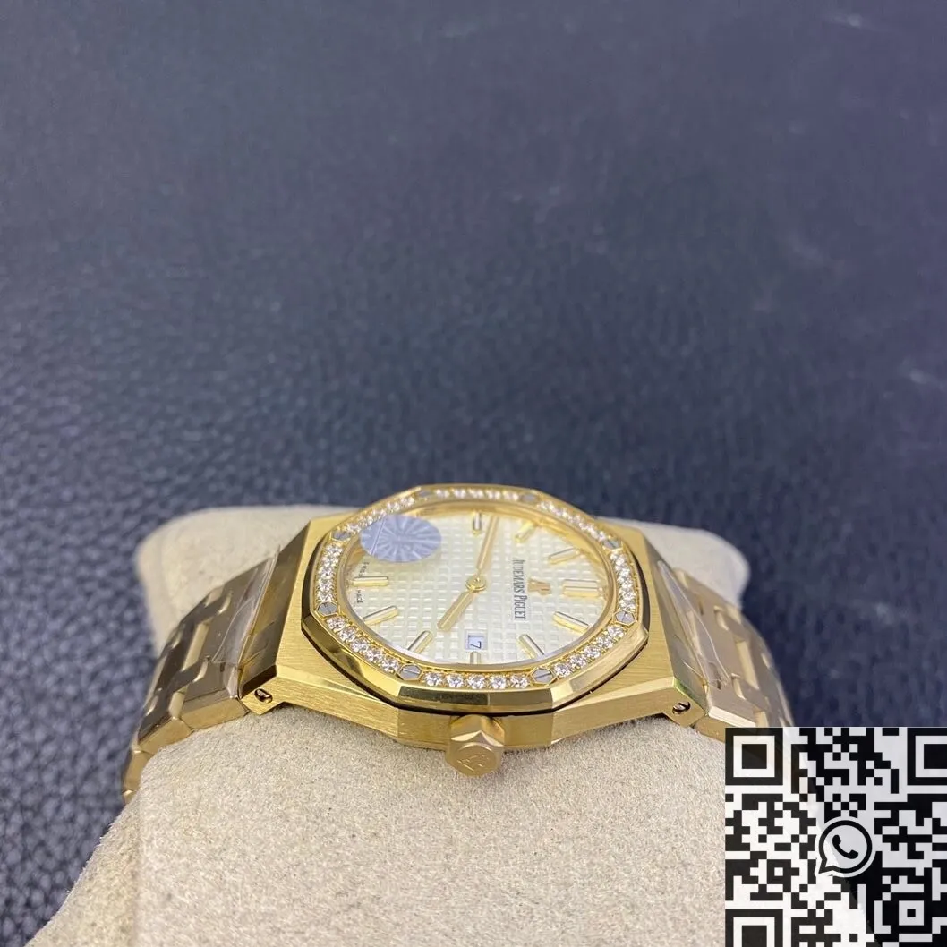Youthful Audemars Piguet Royal Oak 67651SR Gold Diamond Watch JF Factory 2844