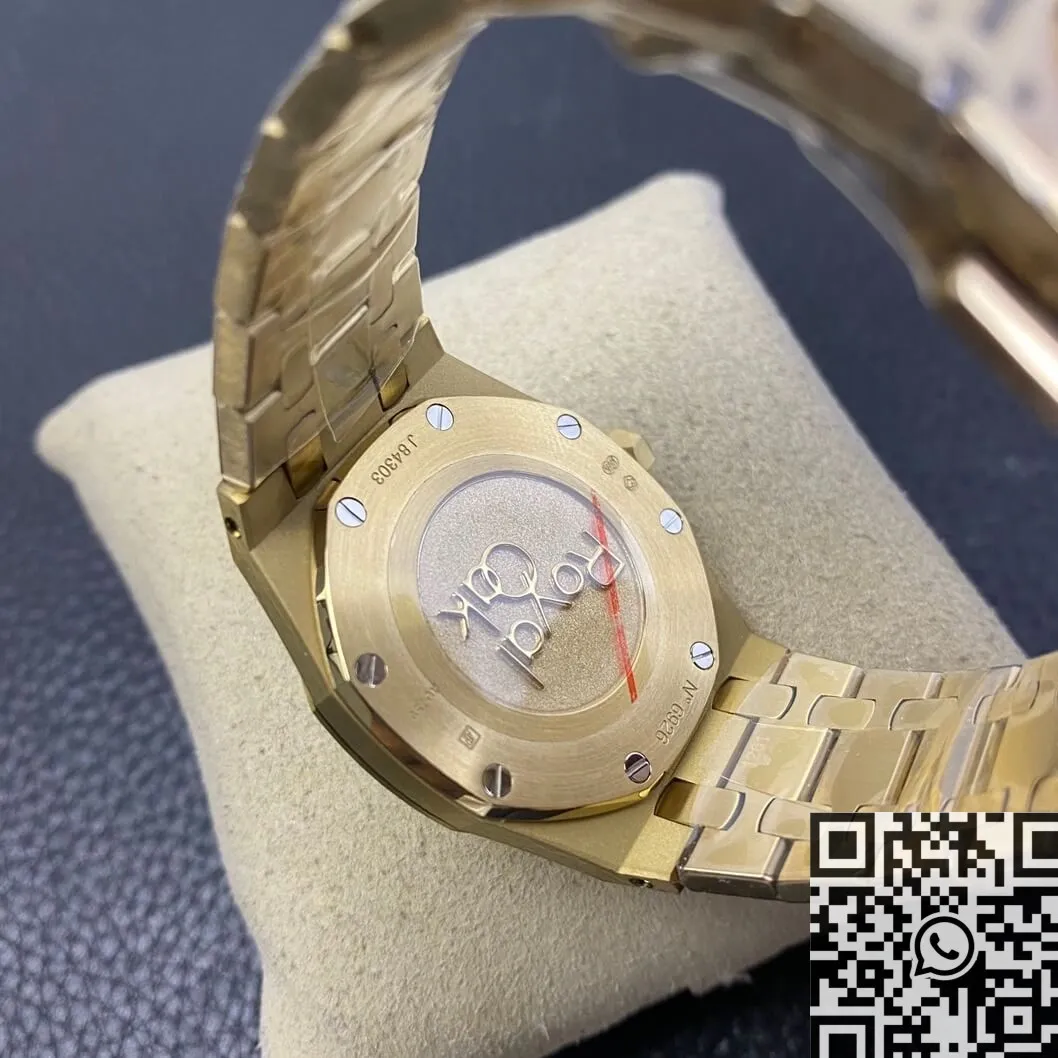 Youthful Audemars Piguet Royal Oak 67651SR Gold Diamond Watch JF Factory 2844