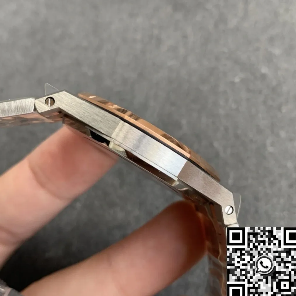 Audemars Piguet Royal Oak 67651SR.ZZ.1261SR.01 Rose Gold Diamond Watch JF Factory Stylish 2843