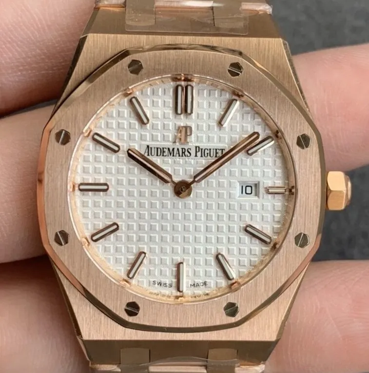 OnTrend Audemars Piguet Royal Oak 67651ST Full Rose Gold Watch JF Factory 2846