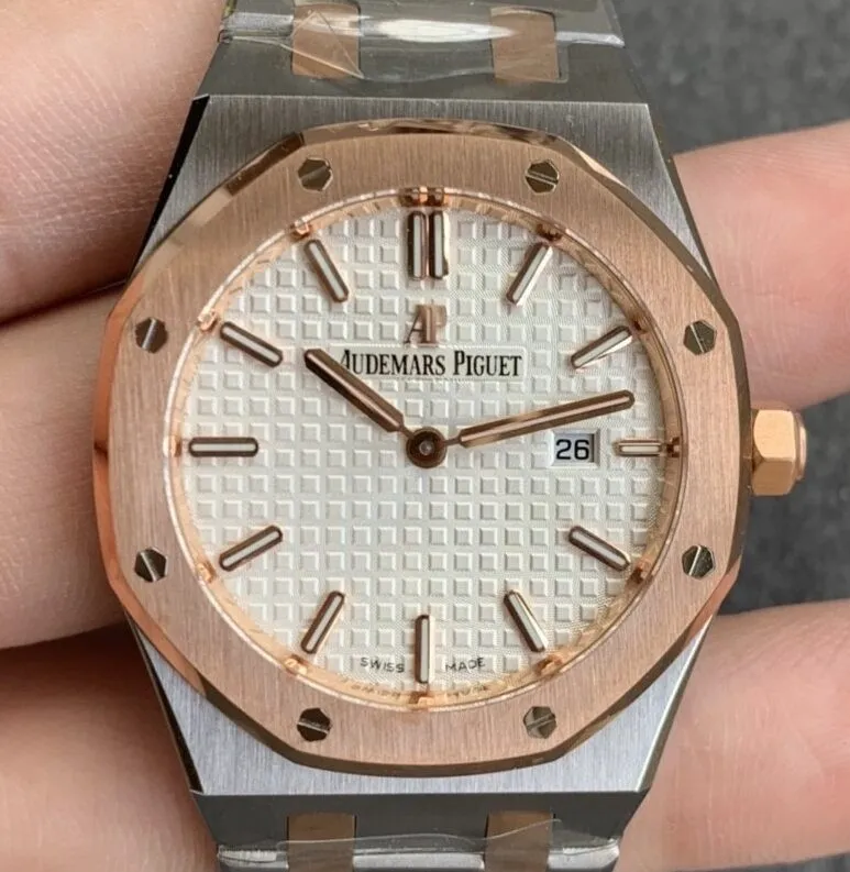 Comfortable Audemars Piguet Royal Oak 67651ST Rose Gold Watches JF Factory 2847