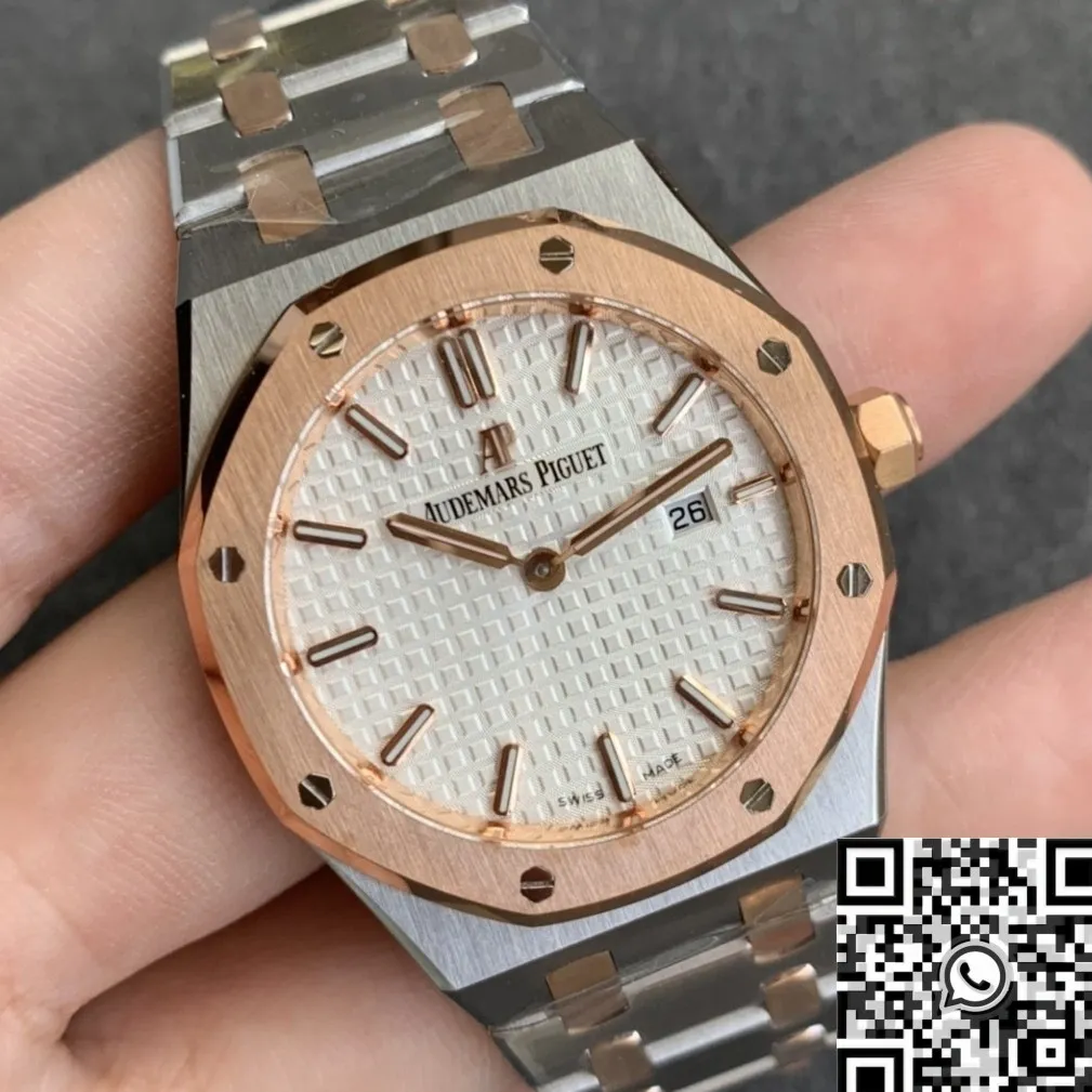 Comfortable Audemars Piguet Royal Oak 67651ST Rose Gold Watches JF Factory 2847