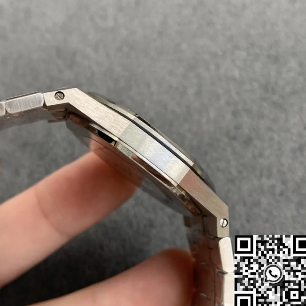 Audemars Piguet Royal Oak 67651ST.ZZ.1261ST.01 Silver Diamond Watch JF Factory WeatherProof 2849