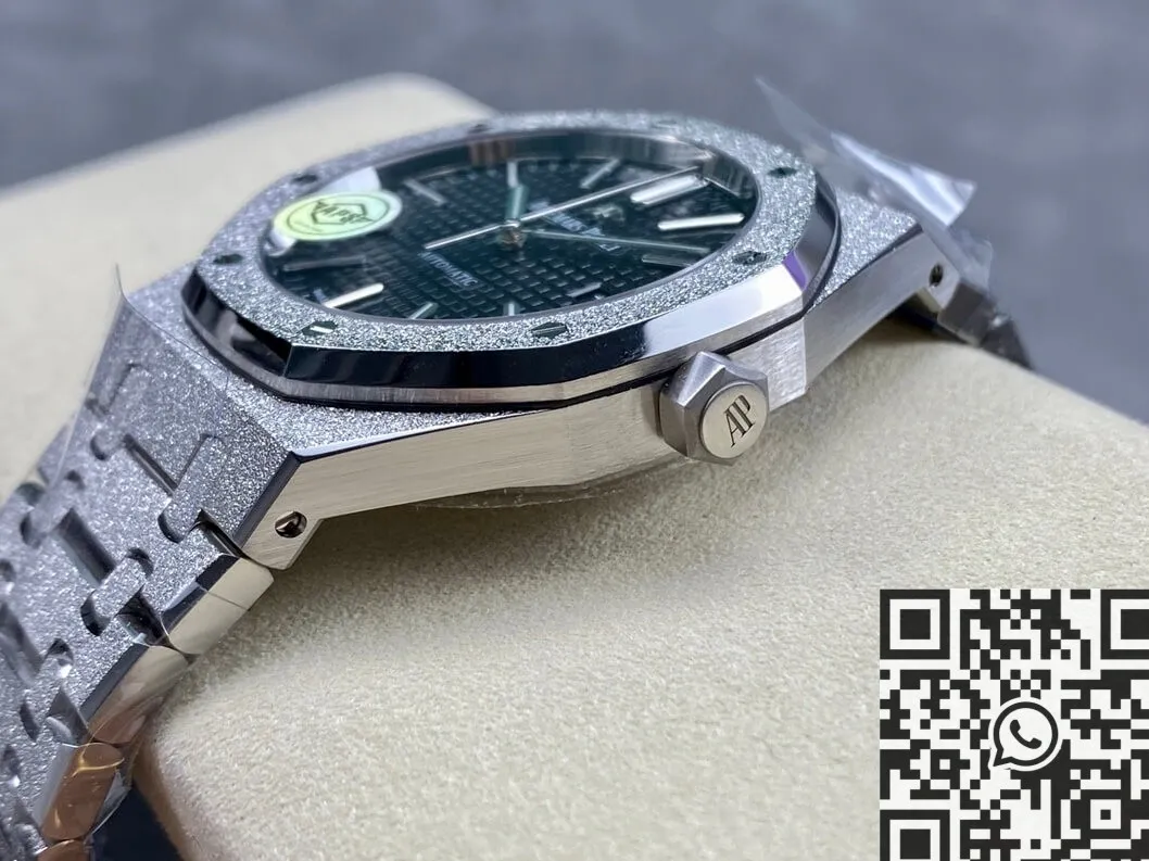 Audemars Piguet Royal Oak Frosted 15410 Black Dial Watch APS Factory Thermal 2008