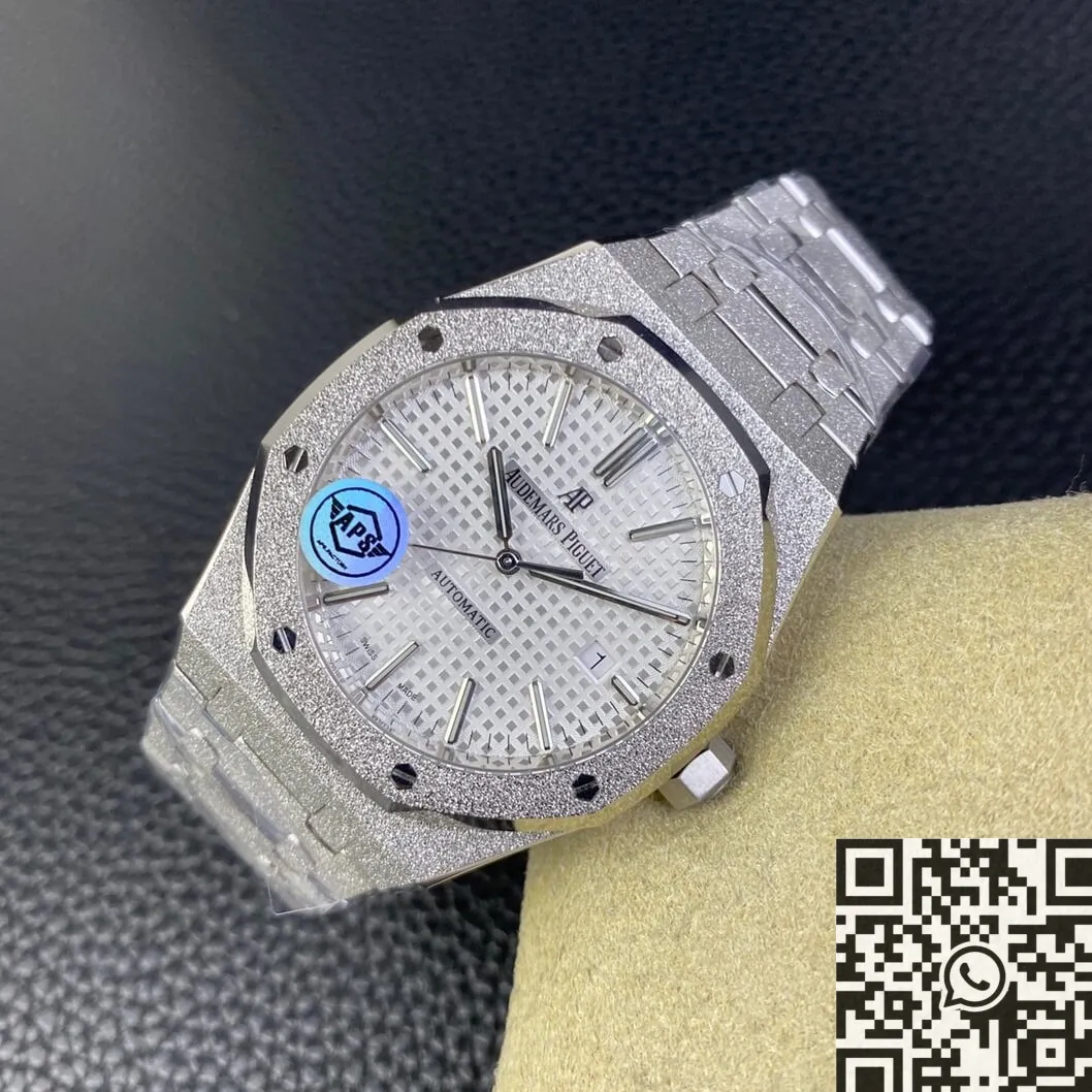 Timeless Audemars Piguet Royal Oak Frosted 15410 White Dial Watch APS Factory 2007