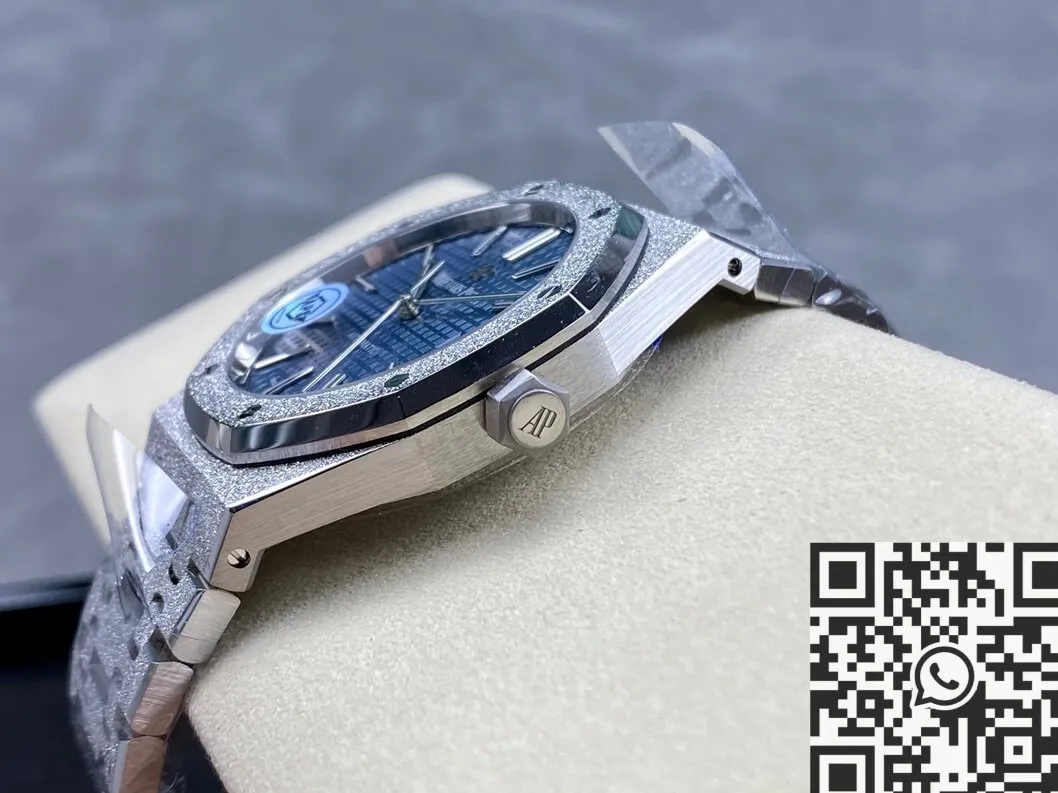 Audemars Piguet Royal Oak Frosted 15410BC.GG.1224BC.01 Blue Dial APS Factory Affordable 2010