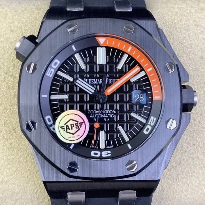 Sleek Audemars Piguet Royal Oak Offshore 15707CE.OO.A002CA.01 Black Ceramics APS Factory 2011