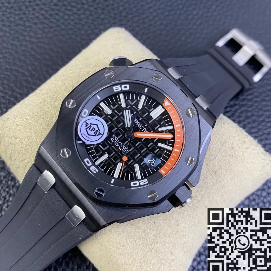 Sleek Audemars Piguet Royal Oak Offshore 15707CE.OO.A002CA.01 Black Ceramics APS Factory 2011