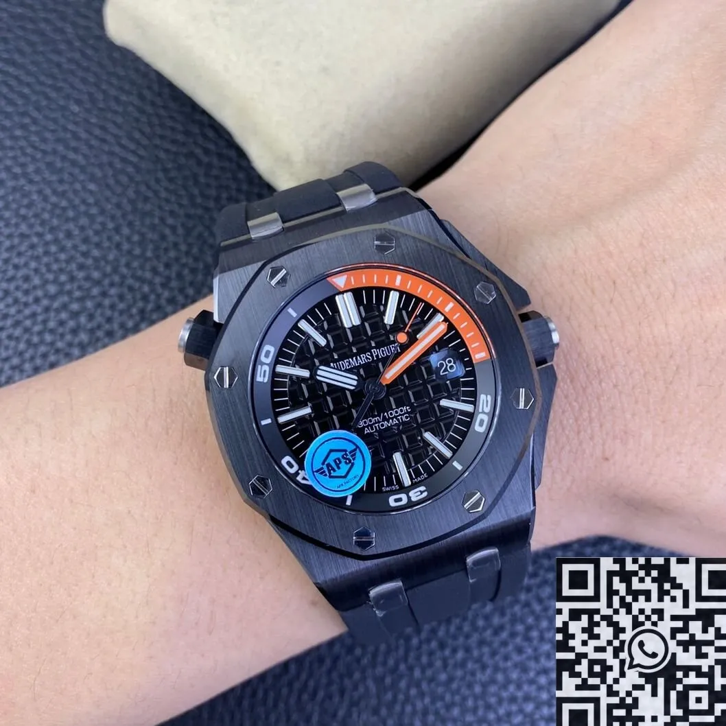 Sleek Audemars Piguet Royal Oak Offshore 15707CE.OO.A002CA.01 Black Ceramics APS Factory 2011