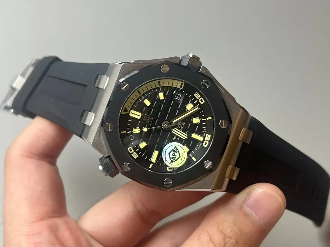 Upgraded Audemars Piguet Royal Oak Offshore 15720CN.OO.A002CA.01 Black Dial Watch APS Factory 2012