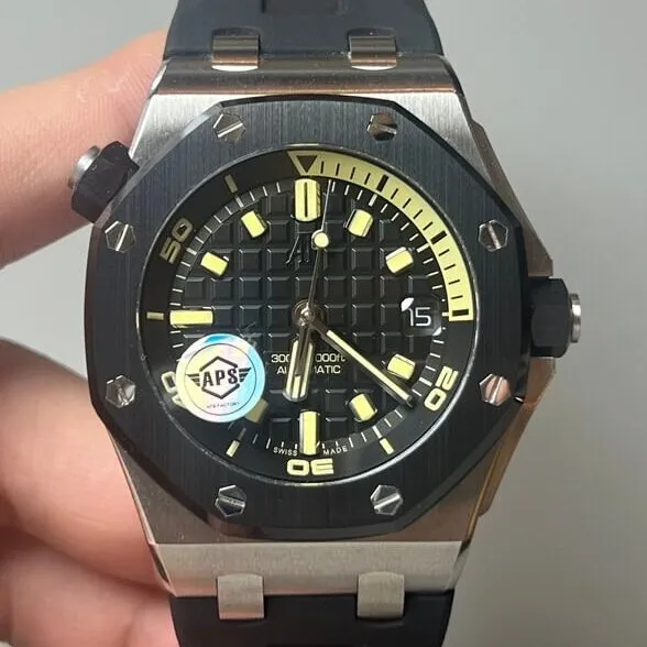 Upgraded Audemars Piguet Royal Oak Offshore 15720CN.OO.A002CA.01 Black Dial Watch APS Factory 2012