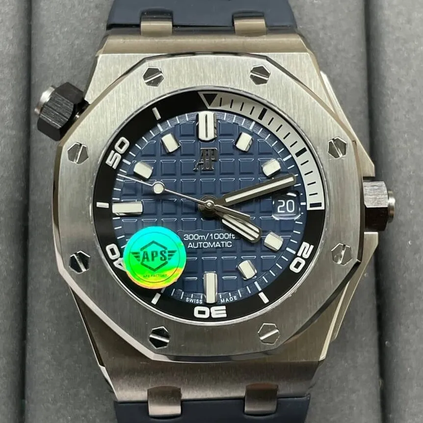 Audemars Piguet Royal Oak Offshore 15720ST.OO.A027CA.01 Sea Blue Dial APS Factory Comfortable 2014