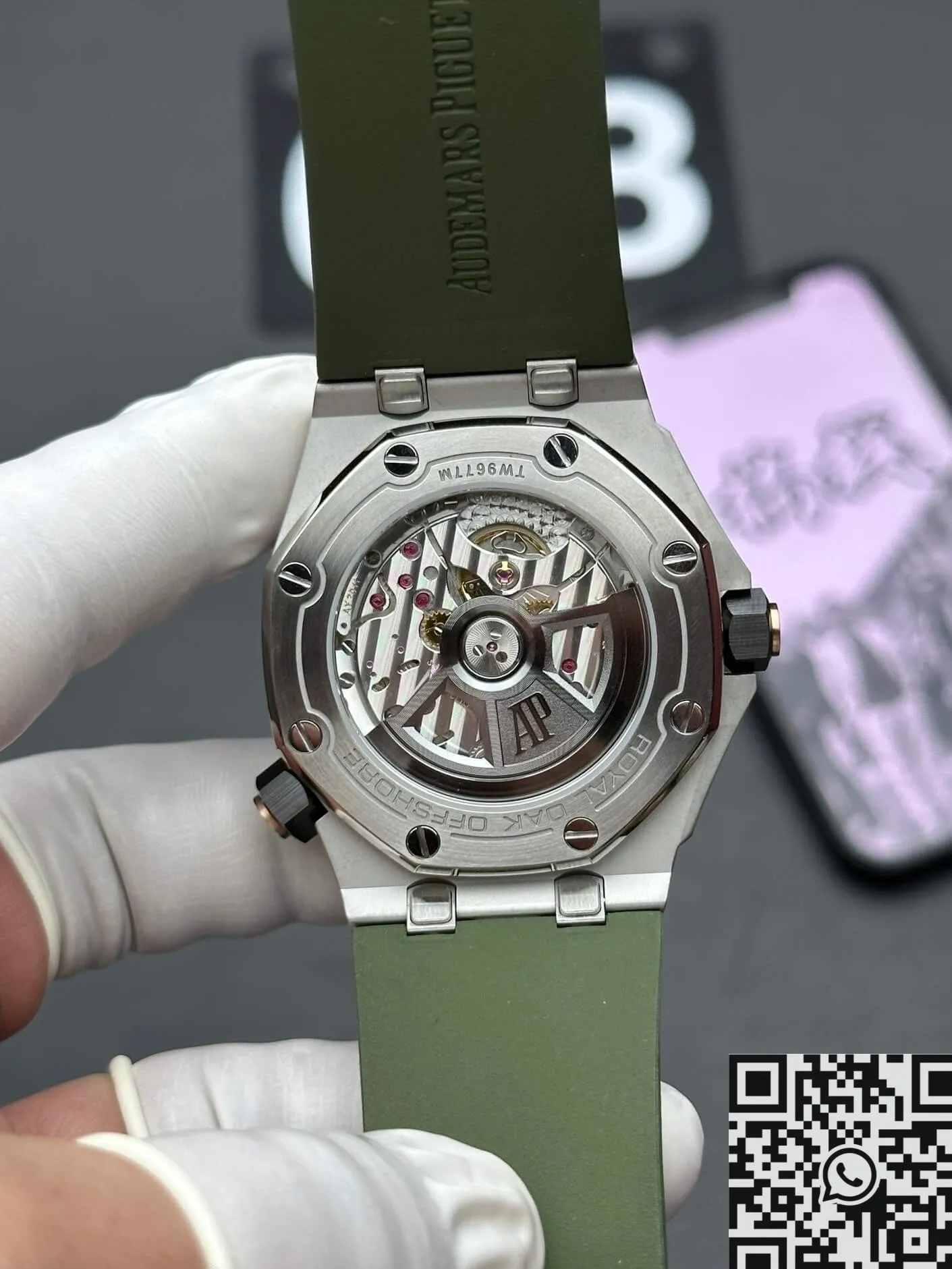 Audemars Piguet Royal Oak Offshore 15720ST.OO.A052CA.01 Army Green Dial APS Factory Stylish 2015