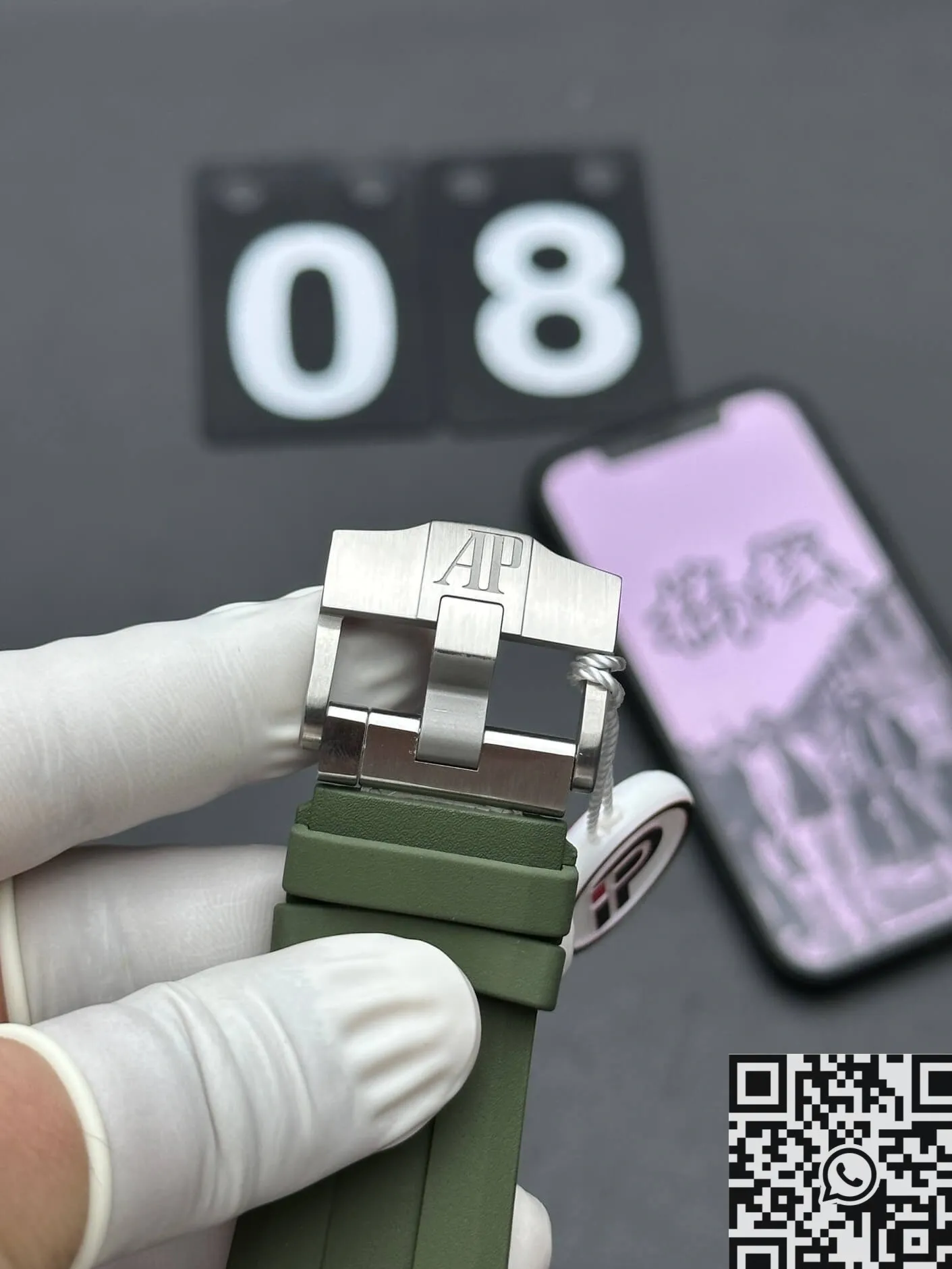 Audemars Piguet Royal Oak Offshore 15720ST.OO.A052CA.01 Army Green Dial APS Factory Stylish 2015
