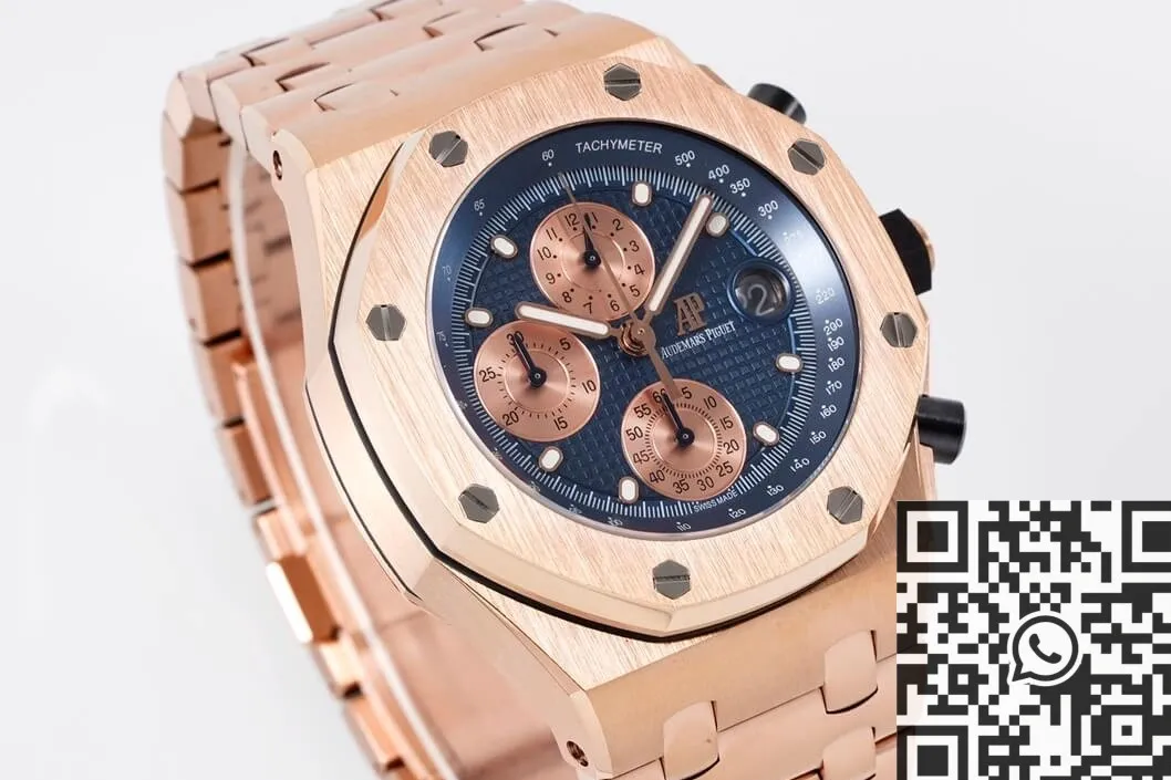 Vibrant Audemars Piguet Royal Oak Offshore 26238OR.OO.2000OR.01 Dark Blue Dial APF Factory 2065