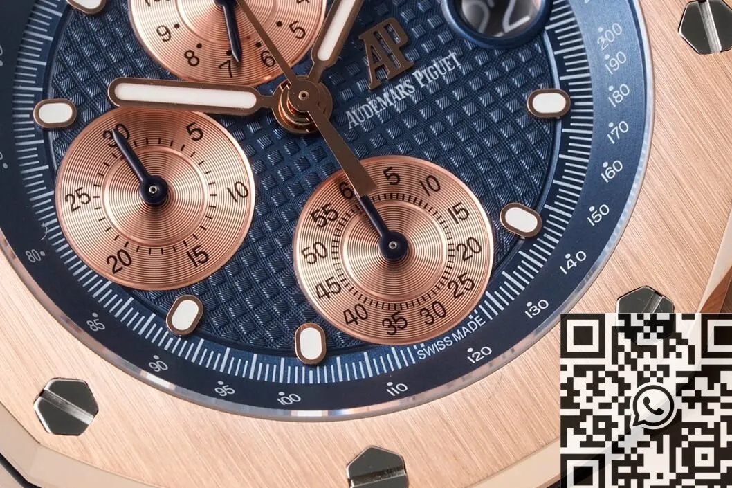 Vibrant Audemars Piguet Royal Oak Offshore 26238OR.OO.2000OR.01 Dark Blue Dial APF Factory 2065