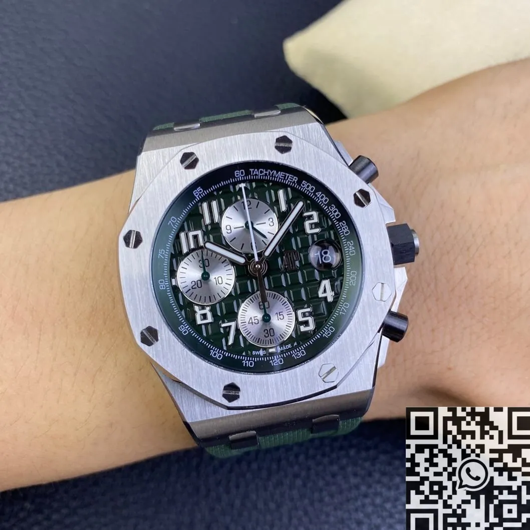 GoodFit Audemars Piguet Royal Oak Offshore 26238TI.OO.A056CA.01 Army Green Dial Watch APF Factory 2052
