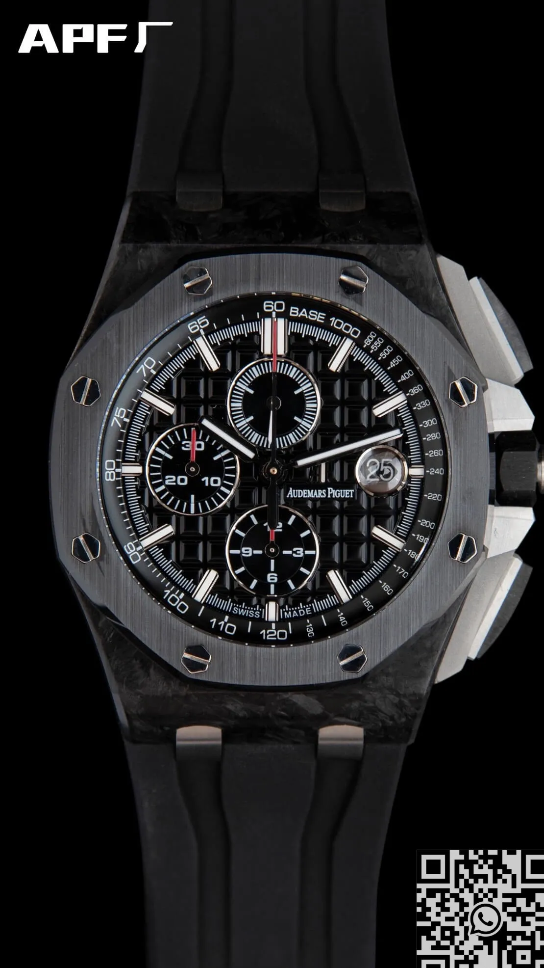 Audemars Piguet Royal Oak Offshore 26400AU.OO.A002CA.01 Black Panda Plate APF Factory SmoothTexture 2063