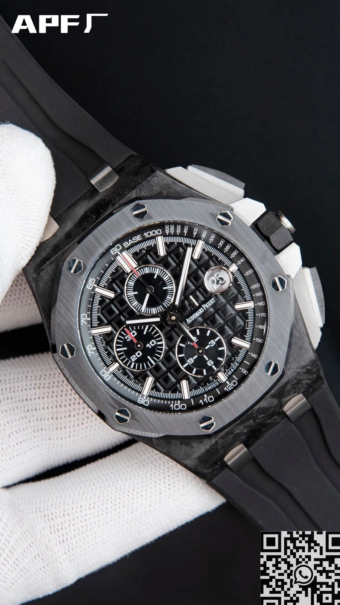 Audemars Piguet Royal Oak Offshore 26400AU.OO.A002CA.01 Black Panda Plate APF Factory SmoothTexture 2063