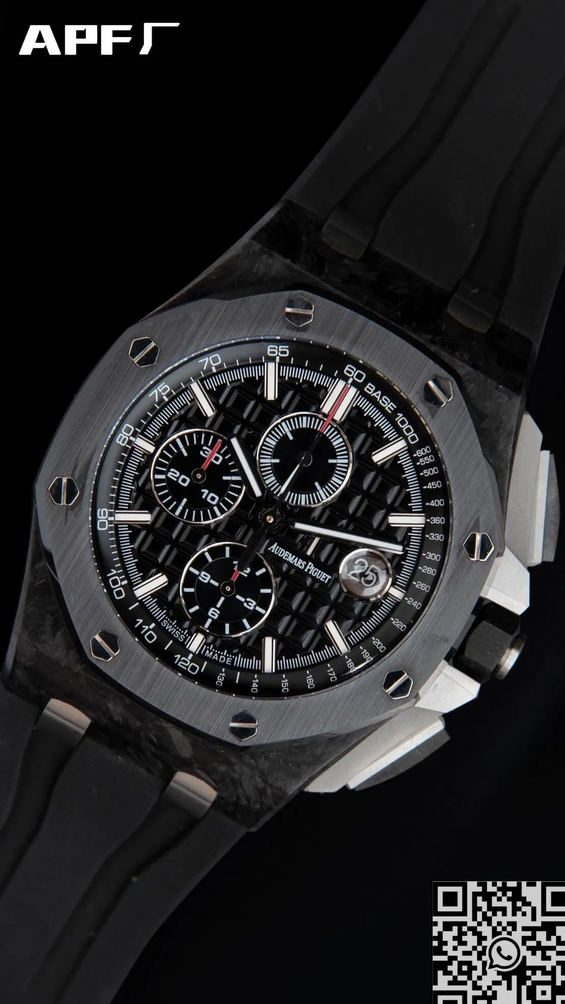 Audemars Piguet Royal Oak Offshore 26400AU.OO.A002CA.01 Black Panda Plate APF Factory SmoothTexture 2063