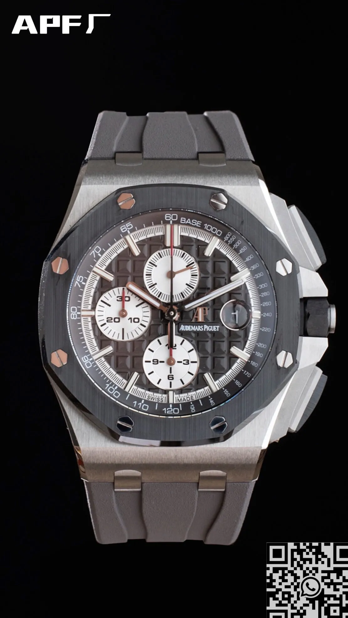 Audemars Piguet Royal Oak Offshore 26400IO.OO.A004CA.01 Dark Gray Panda Plate APF Factory Upgraded 2059