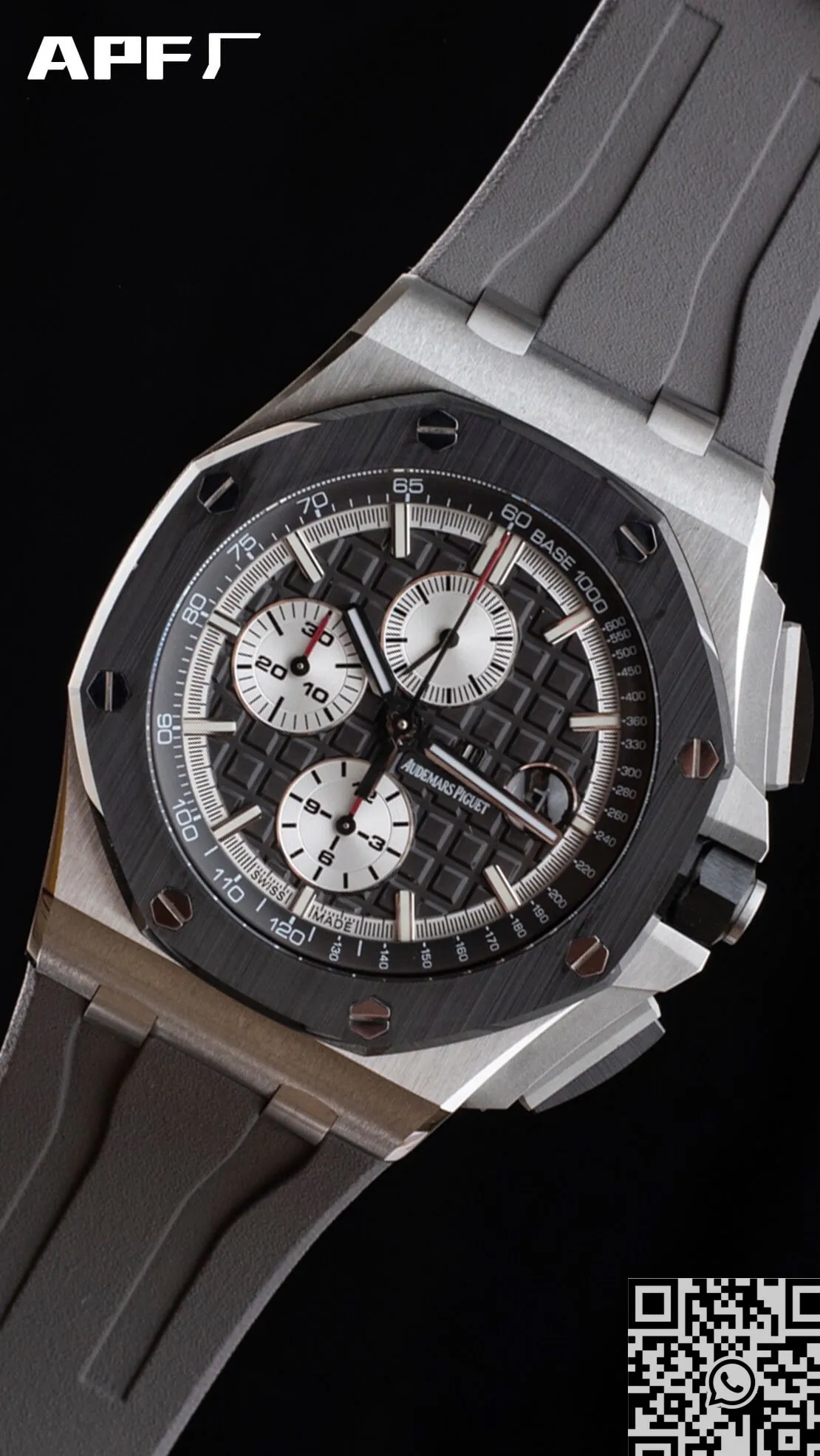 Audemars Piguet Royal Oak Offshore 26400IO.OO.A004CA.01 Dark Gray Panda Plate APF Factory Upgraded 2059