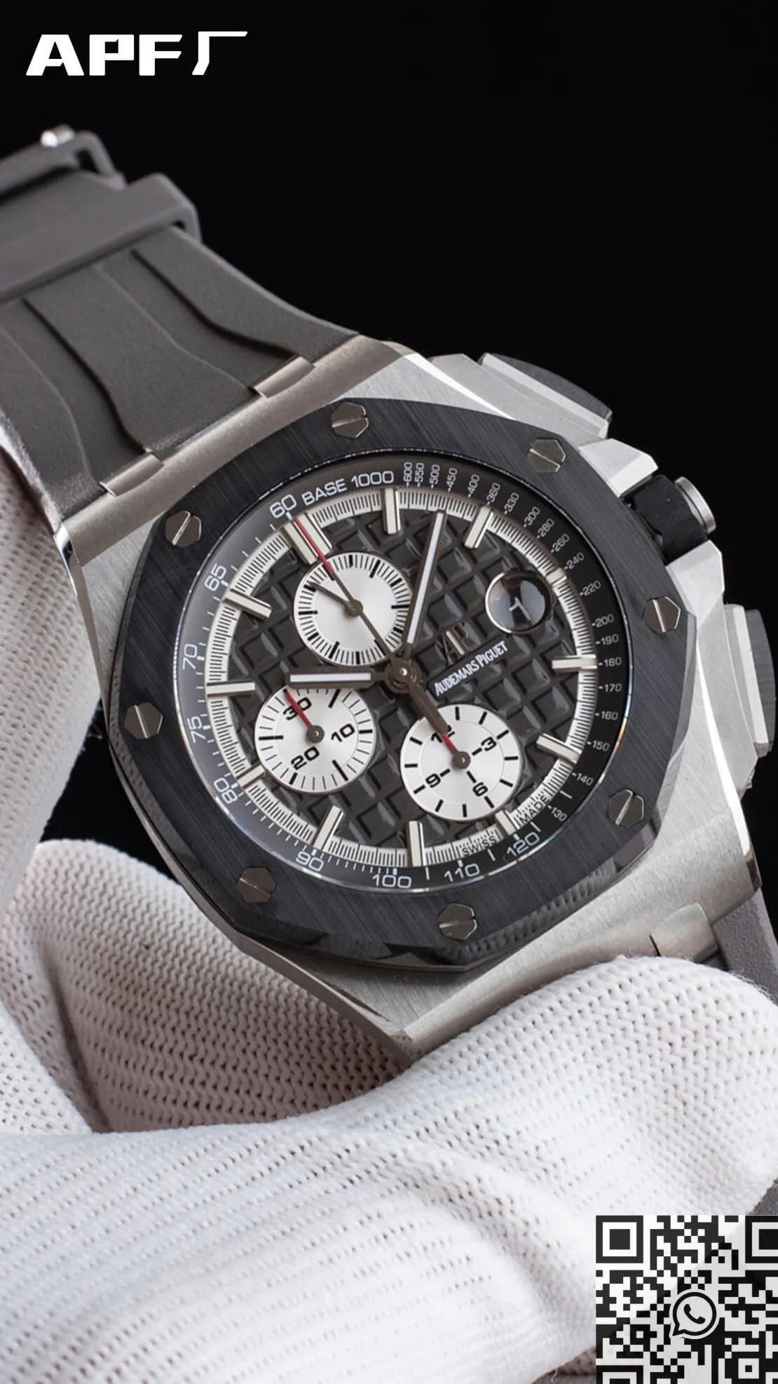 Audemars Piguet Royal Oak Offshore 26400IO.OO.A004CA.01 Dark Gray Panda Plate APF Factory Upgraded 2059